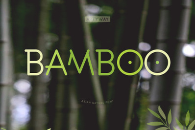 Bamboo Line Font