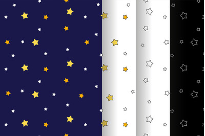 Seamless pattern with stars