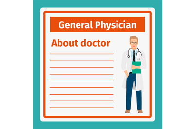 Medical notes about general physician