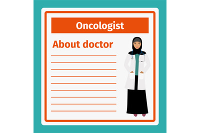 Medical notes about oncologist