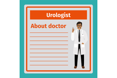 Medical notes about urologist