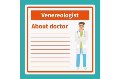 Medical notes about venereologist