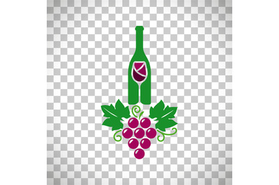 Wine logo transparent background