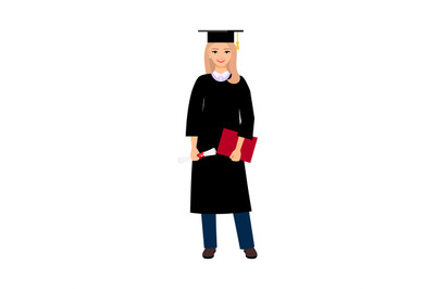 University female student graduate