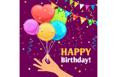 Happy birthday kids fun poster