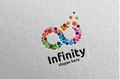 Infinity loop logo Design 7