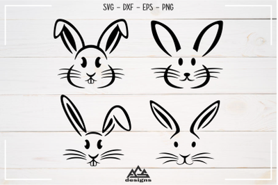 Rabbit Easter Bunny Svg Design