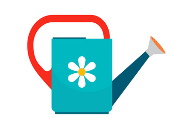 Watering can icon on white background