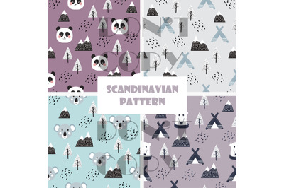 Scandinavian pattern for kids