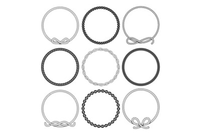 Marine Rope Round Frames Set