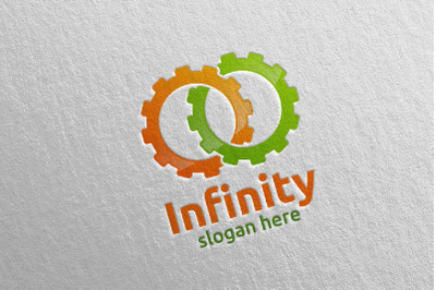 Infinity loop logo Design 8