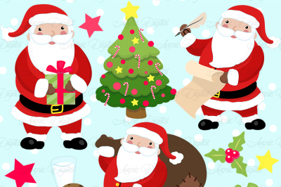 Christmas Santa Clipart and Vectors