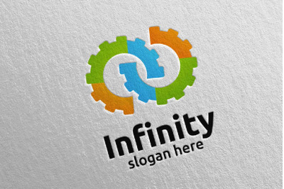 Infinity loop logo Design 11