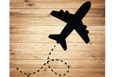 Airplane SVG - Airplane Silhouette Cut File &2C; Travel Svg Cut Files &2C;