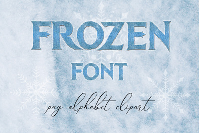 Frozen Alphabet Clipart