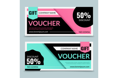 Gift vouchers. Premium certificate promotion sale card complimentary t