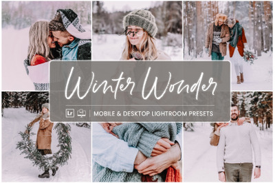 Winter Wonder - Mobile &amp; Desktop Lightroom Presets