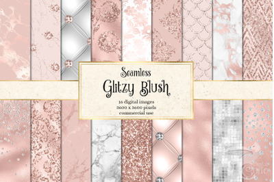 Glitzy Blush Digital Paper