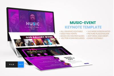Music - Event Keynote Template