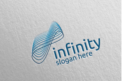 Infinity loop logo Design 24