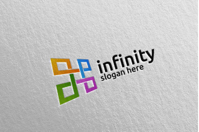 Infinity loop logo Design 25