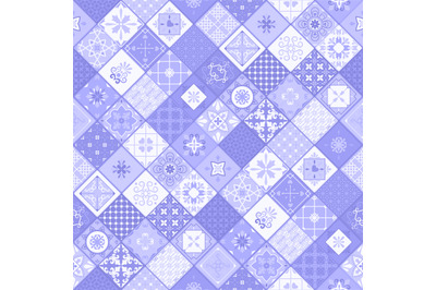 Blue rhombus modern tile background