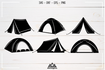 Camp Camping Tent Packs Svg Design