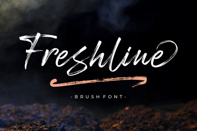 Freshline Brush Font