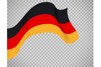 Germany flag on transparent background