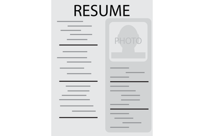 Template resume for employment curriculum vitae