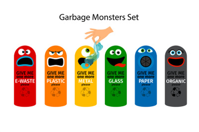 Garbage cans for kids