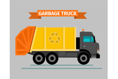 Urban sanitary vehicle garbage truck