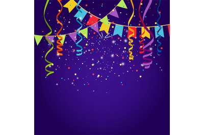 Celebration purple background