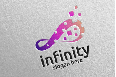 Infinity loop logo Design 29