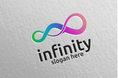 Infinity loop logo Design 34