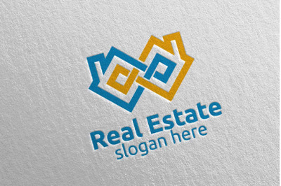 Real Estate Infinity Logo Design 35