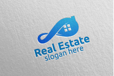 Real Estate Infinity Logo Design 36