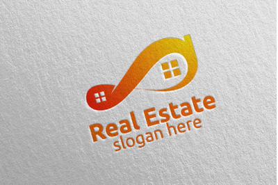 Real Estate Infinity Logo Design 37