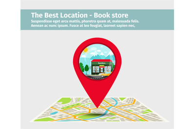 The best location book store