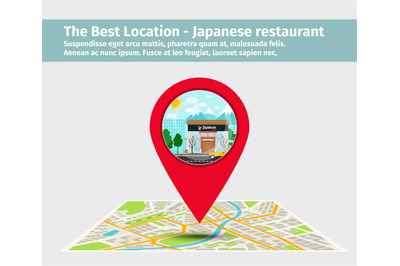 The best location japanese restaurant