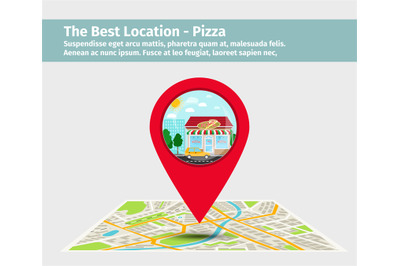 Best pizza point on map