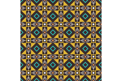 Pseudo african craft ethnic pattern