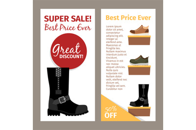 Men winter and autumn boots flyers