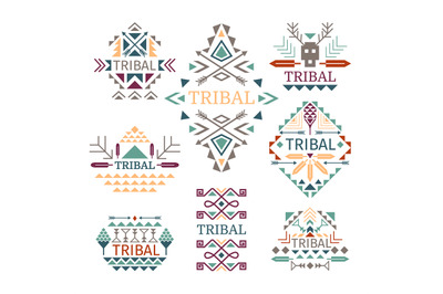 Tribal logo set