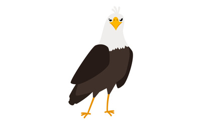 Eagle cartoon bird icon