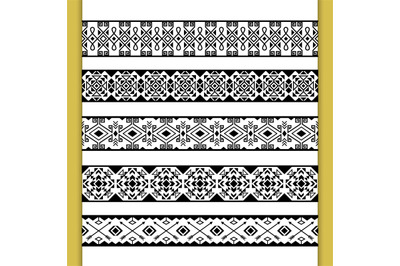 Ethnic lace patterns