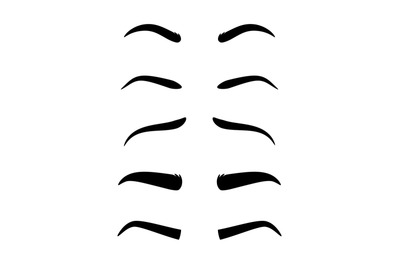 Eyebrow model set