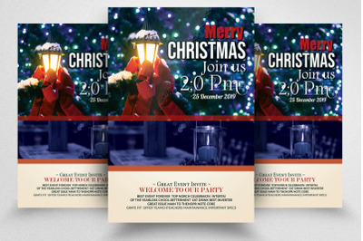 Christmas Party Event Flyer Template