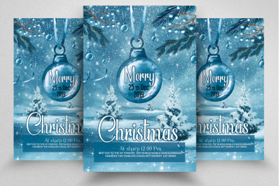 Christmas Greeting Flyer Template