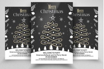 Christmas Greeting Flyer Template